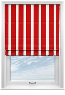 The British Stripe Co. Henry, London No.1 - Twist&Fit Roman Blind